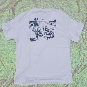 Relogious White Graphic Women's T-Shirt New! MEDIUM